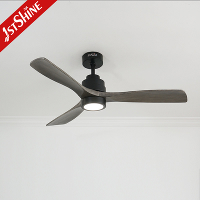 52 Inches Decorative LED Ceiling Fan With Light And Remote Low Noise High Speed