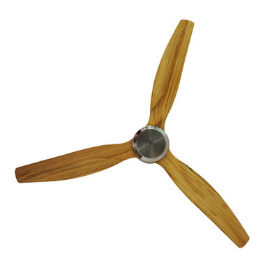 Low Electricity Consumption Solid Wood Ceiling Fan Air Cooling 5 Speed Choice