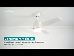 Cấu hình thấp Quạt trần LED có thể điều chỉnh độ sáng DC110V Động cơ DC yên tĩnh có thể đảo ngược