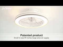 Quạt trần Led có thể điều chỉnh độ sáng với lựa chọn 6 tốc độ từ xa Phòng ngủ cấu hình thấp