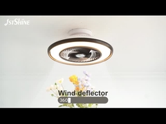 Bladeless Led Ceiling Fan Flush Mount cho Profile Low Dimming Led Light