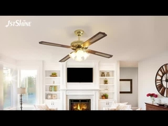 35W trang trí thông thường quạt trần kéo chuỗi 4 MDF Blades cho phòng ngủ