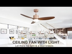 Động cơ quạt trần DC LED Nhà sản xuất Rose Gold Tiết kiệm năng lượng tốc độ cao