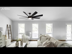 8 Blades Dimmable LED Ceiling Fan với điều khiển từ xa Giảm tiếng ồn