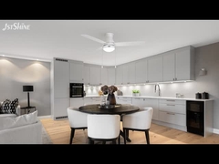 48 Inch Modern White Ceiling Fan With Light Pull Chain Ac Motor (Động cơ AC kéo chuỗi nhẹ)