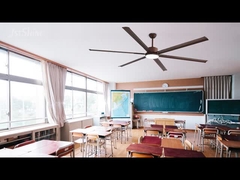 Ventilator trần kim loại với lưỡi dao nhôm Lượng không khí cao cho văn phòng