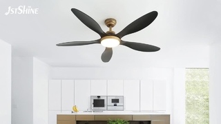 Quạt trần 56 inch hiện đại có đèn LED làm mát yên tĩnh