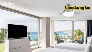 Đèn LED quạt trần có thể thu vào 36 inch