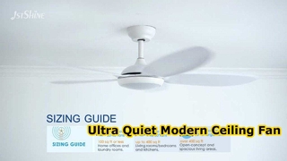 Quạt trần LED im lặng 52 inch hiện đại để làm mát yên tĩnh