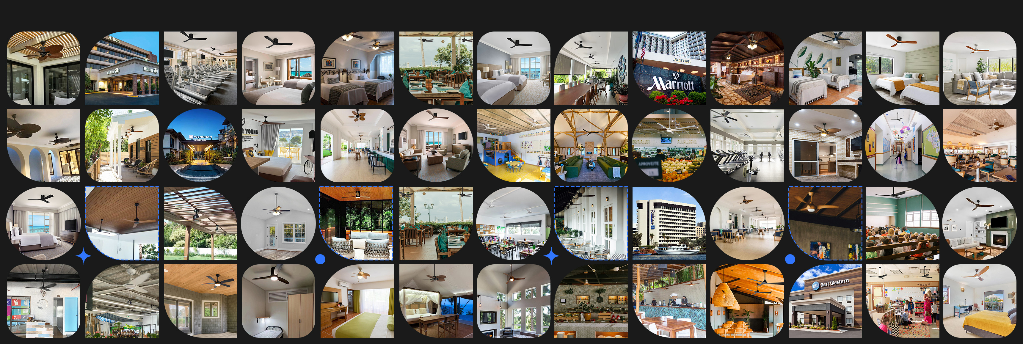 Chất lượng Quạt trần đèn LED từ xa nhà máy