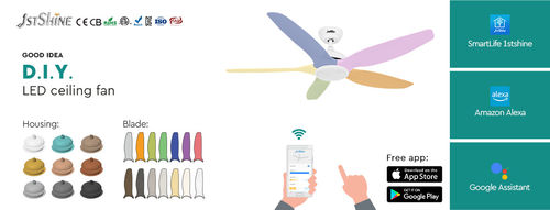 Tin tức công ty mới nhất về Khám phá vật liệu lưỡi quạt trần: ưu điểm, nhược điểm và sở thích khu vực