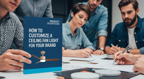 Tin tức công ty mới nhất về Làm thế nào để tùy chỉnh một đèn quạt trần cho thương hiệu của bạn