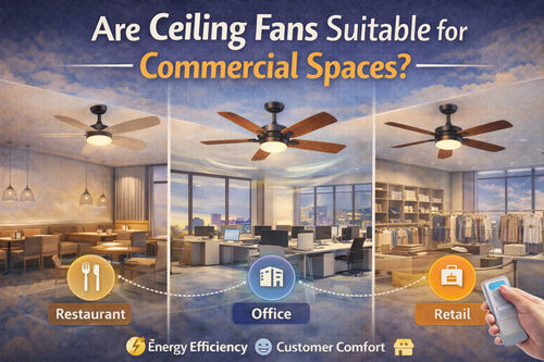 Công ty mới nhất Blog về Quạt trần có phù hợp với không gian thương mại không?