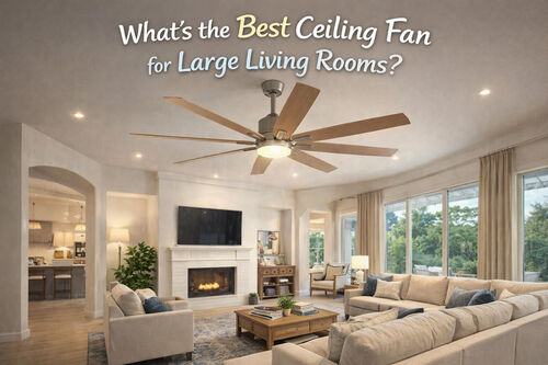 Tin tức công ty mới nhất về Ventilator trần tốt nhất cho phòng khách lớn là gì?