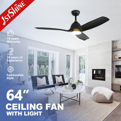 Giá tốt. 62 Inch Solid Wood Ceiling Fan With Dimmable Led Light Black Modern Dc Motor (Động cơ DC hiện đại màu đen) trực tuyến