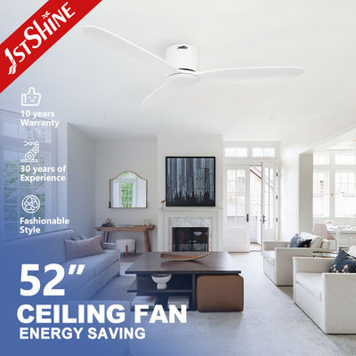 Giá tốt. Sự đơn giản 3 Blades Solid Wood App Control Ceiling Fan với động cơ DC đồng tinh khiết 35W trực tuyến