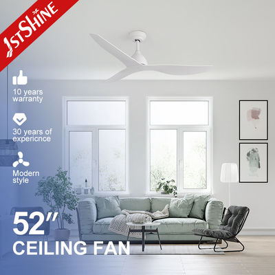 Giá tốt. Động cơ DC âm thanh thấp 52 inch Ventilator trần bằng nhựa trắng không có ánh sáng trực tuyến