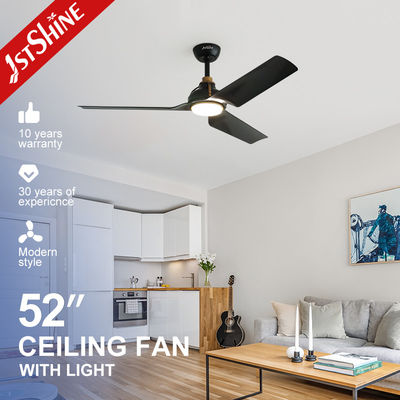 Giá tốt. 52 inch điều khiển từ xa Led Fan Trần nhà Đen Abs Blade Whisper yên tĩnh động cơ trực tuyến
