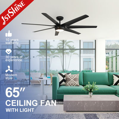 Giá tốt. Big Dimming Led Đen Dòng không khí lớn Ứng dụng quạt trần hiện đại với đèn LED 7 Abs Blades trực tuyến