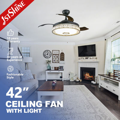 Giá tốt. Âm nhạc siêu yên tĩnh Quạt trần vô hình Điều khiển từ xa trực tuyến