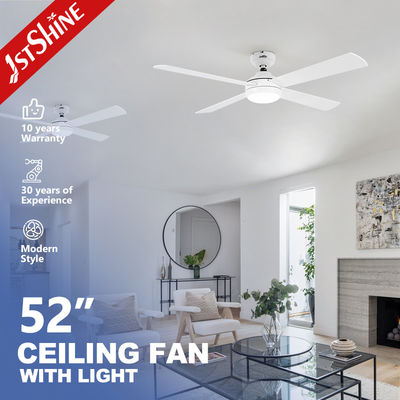 Chất lượng  Dc Motor 6 Speeds Remote Control White Ceiling Fan With 4 MDF Blades nhà máy