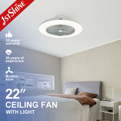 Giá tốt. Trần phòng ngủ màu trắng Fan Light DC Motor Flush Mount Quiet Energy Saving trực tuyến