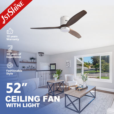 Giá tốt. 52 Inch Solid Wood Ceiling Fan Với AC Motor Và Flush Mount Design Cho Phòng khách trực tuyến