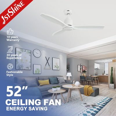 Giá tốt. Động cơ Dc trang trí Odm Máy điều khiển từ xa Led Fan Trần trắng hiện đại 3 Solid Blade trực tuyến