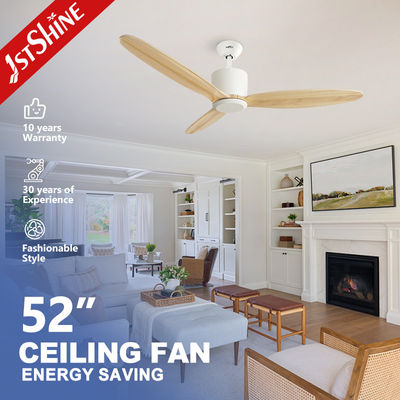 Giá tốt. OEM 3 Blades gỗ 52 Solid Wood App Smart Control Ceiling Fan Với DC Motor trực tuyến