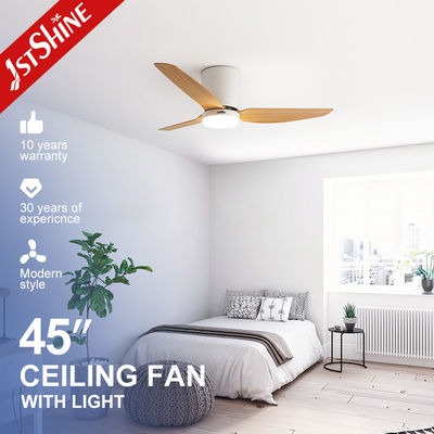 Giá tốt. 45 Inch nhựa Blade Fan Flush Mount 3 Blades Dimmable đèn LED trực tuyến