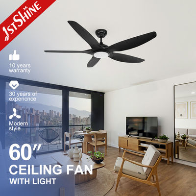 Giá tốt. Máy quạt trần hiện đại màu đen với đèn LED 5 ABS Blade Cooling Air trực tuyến