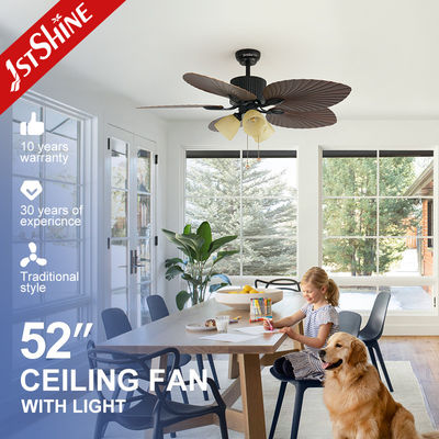 Giá tốt. 52 inch trang trí quạt trần với Light Kit kéo chuỗi AC động cơ trực tuyến
