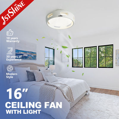 Giá tốt. Mini 16 inch Led Bladeless Ceiling Fan Đèn làm mờ động cơ DC trắng trực tuyến