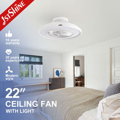 Chất lượng Bao gồm Bladeless đèn LED quạt trần với tối màu trắng hiện đại cho phòng học nhà máy