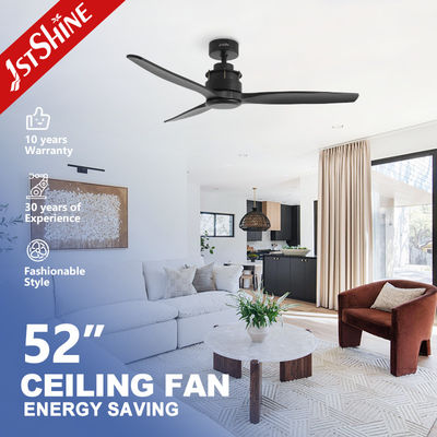 Giá tốt. Tiết kiệm năng lượng và tiếng ồn thấp DC Motor Solid Wood Ceiling Fan Diameter 52 