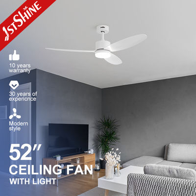 Giá tốt. Quạt trần nhựa hiện đại 52 inch với đèn LED 3 màu và động cơ DC êm ái trực tuyến