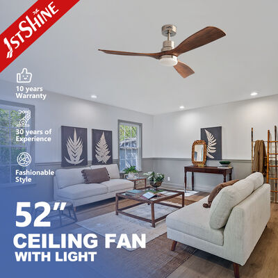 Chất lượng 52 Inch Low Noise Anti Corrosion Color Changing Ceiling Fan với đèn LED và điều khiển từ xa nhà máy