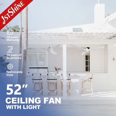 Giá tốt. 52 inch quạt trần hiện đại với lưỡi dao ABS và đèn LED tích hợp trực tuyến
