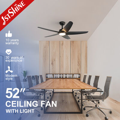 Giá tốt. Quạt trần động cơ DC 52 inch có hỗ trợ thiết bị thông minh và đèn LED có thể điều chỉnh độ sáng trực tuyến