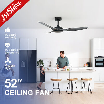 Chất lượng Quạt trần 52 inch màu trắng cánh ABS điều khiển từ xa qua ứng dụng thông minh, độ ồn thấp và tiết kiệm năng lượng nhà máy