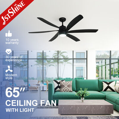 Chất lượng Máy quạt trần LED từ xa 65 inch với khối lượng không khí cao và lưỡi ABS cho không gian lớn nhà máy