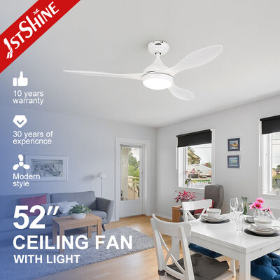 Chất lượng Quạt trần LED có thể điều chỉnh độ sáng tiết kiệm năng lượng 52 inch với điều khiển từ xa và nhiều màu sắc nhà máy