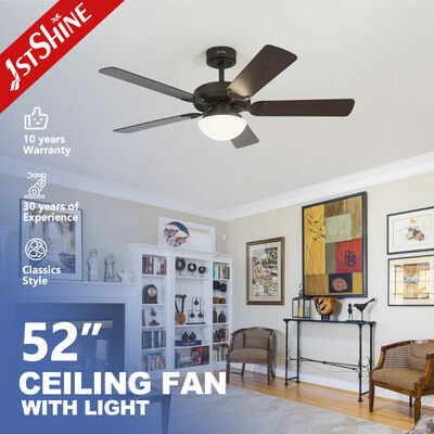 Giá tốt. Quạt trần hiện đại 52 inch có đèn, động cơ DC và điều khiển từ xa 6 tốc độ Trực tuyến