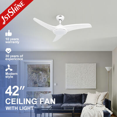 Giá tốt. Quạt trần hiện đại màu trắng 42 inch có động cơ DC và đèn LED có thể điều chỉnh độ sáng bằng điều khiển từ xa Trực tuyến