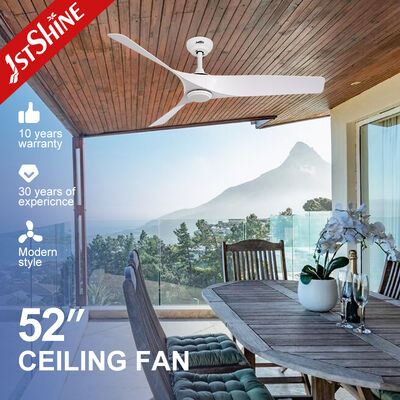 Giá tốt. 52 Inch Modern White Ceiling Fan with Silent DC Motor and 3 ABS Blades (Động cơ DC im lặng và 3 lưỡi ABS) Trực tuyến